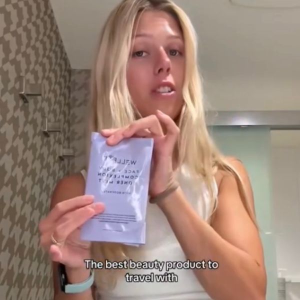 Faith showing a WellFit toner mitt